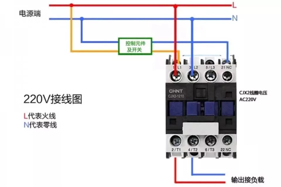 智通教育電工交流接觸器講解09